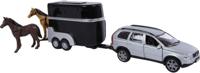 Die Cast pb Volvo XC90 met paardentrailer 3 ass - thumbnail