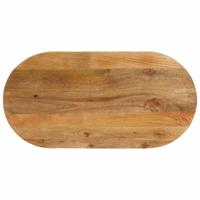 Tafelblad ovaal 120x50x2,5 cm massief mangohout - thumbnail