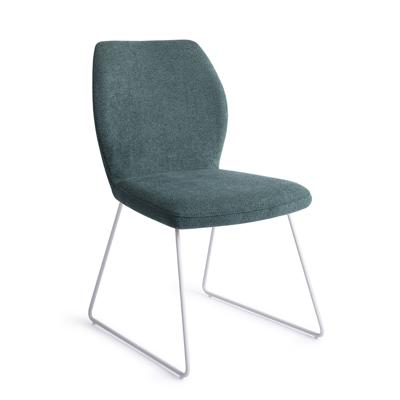 Jesper Home Eetkamerstoel 'Ikata' Slide White, kleur Merry Mermaid