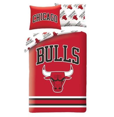 Chicago Bulls Dekbedovertrek 140 x 200 cm - 70 x 90 cm - polyester - rood Chicago Bulls Dekbedovertrek 140 x 200 cm - 70 x 90 cm - polyester - rood