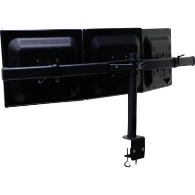SpeaKa Professional SP-1664324 Monitor-tafelbeugel Aantal monteerbare displays: 3 Display(s) 33,0 cm (13) - 61 cm (24) Zwart In hoogte verstelbaar, Zwenkbaar,