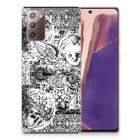 Silicone Back Case Samsung Note 20 Skulls Angel - thumbnail