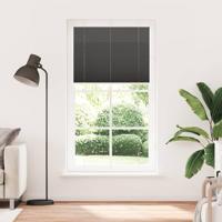 Pliss rolgordijn 110x200cm stofbreedte 109,4cm polyester zwart - thumbnail