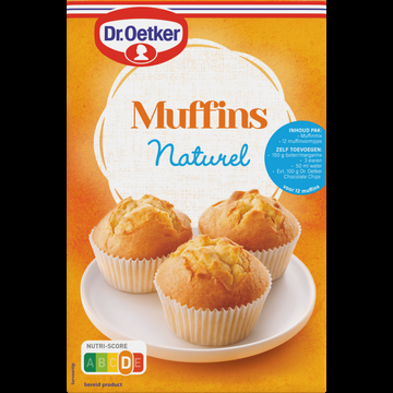 Dr. Oetker Muffins Naturel Bakmix 350 g bij Jumbo
