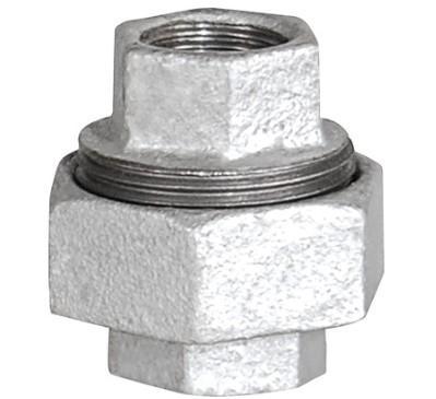 Kirchhoff Smeedijzeren schroefaansluiting, verzinkt, 1/2"IT, vlak afgedicht, (330) - 989841055