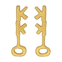 SpongeBob SquarePants Replica Crusty Crab Key 24k Gold Plated - thumbnail