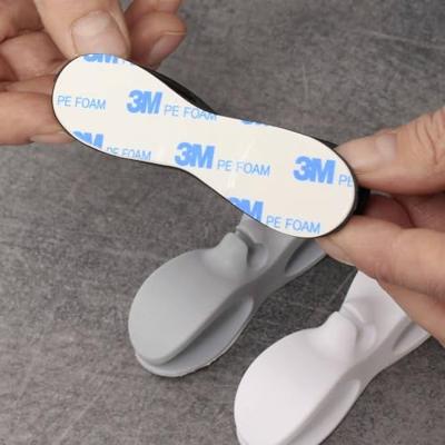 Quadrios 23CA245 Kabelhouder Zelfklevend 23CA245 Zwart 6 stuk(s)