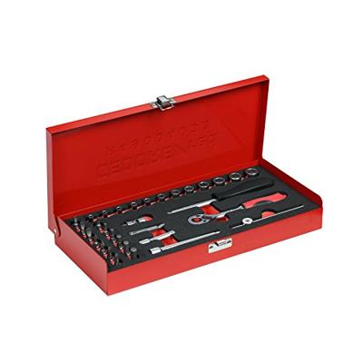 Gedore RED | R49004033 | Dopsleutelset | 1/4” | 4-13 mm | 32-Delig - R49004033 - thumbnail