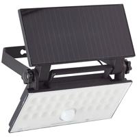 Brilliant Luton G40421/06 Wandlamp op zonne-energie met bewegingsmelder LED 6 W Zwart - thumbnail