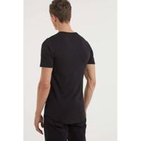 JACK & JONES CORE T-shirt Sawyer met printopdruk zwart - thumbnail