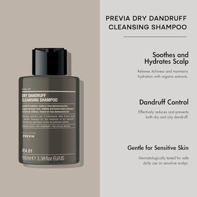 Previa Natural Haircare Extra Life Dry Dandruff Shampoo 100ml