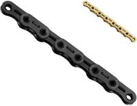 Superior Sunrace ketting cn12z1 12v 126l flat top goud - thumbnail