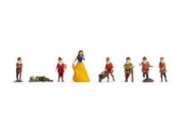 NOCH 15803 H0 Sneeuwwitje en de zeven dwergen figuren Geverfd - thumbnail