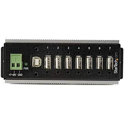 StarTech.com 7 poorts Industriële USB hub - USB 2.0 - 15kV ESD bescherming