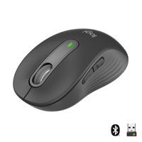 Logitech Signature M650 Muis Radiografisch, Bluetooth Maat: M Optisch Graphite 5 Toetsen 4000 dpi - thumbnail