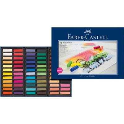 Faber Castell fc-128272 pastelkrijt halve lengte etui à 72 stuks
