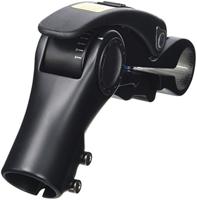 Stuurpen Promax verstelbaar met hevel 25,4 / 110 / 28,6 mm - mat zwart - thumbnail