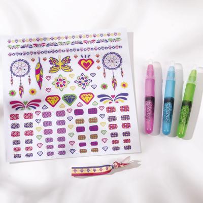 Totum Glamz Glitter Tattoos Nagel- en Haar Decoratieset Totum Glamz Glitter Tattoos Nagel- en Haar Decoratieset