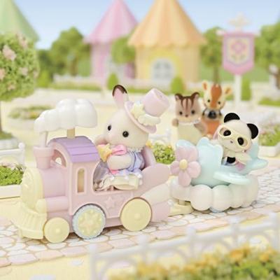 Sylvanian Families pretpark set vliegtuig en trein 5819