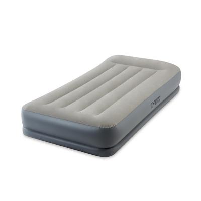 Intex luchtbed Dura Beam Pillow Mid-Rise 99 x 191 cm PVC grijs