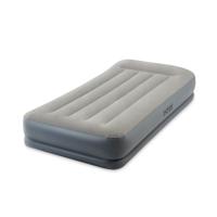 Intex luchtbed Dura Beam Pillow Mid-Rise 99 x 191 cm PVC grijs - thumbnail