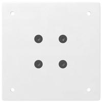 Bartafelpoten 4 st 90-92 cm staal wit - thumbnail