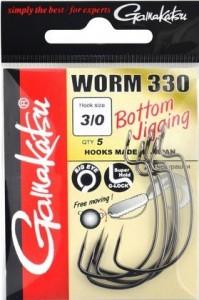 Gamakatsu Worm 330 Bottom Jigging Haak Size 1
