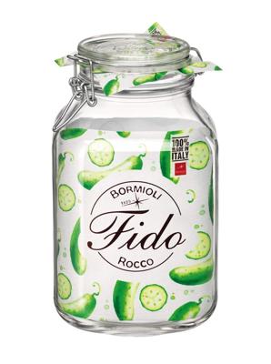 Rocco Bormioli Klempot vierkant 3,0ltr fido