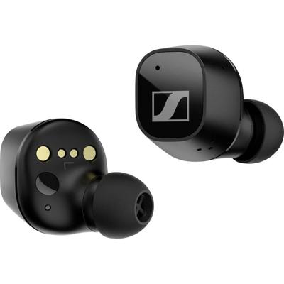 Sennheiser CX Plus True Wireless Earbuds - Bluetooth In-Ear Headphones for Music and Calls with Active Noise Cancellation, Customizable Touch Controls, Bass Boost, IPX4 and 24-hour Battery Life, Black