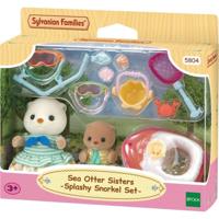 Sylvanian Families 5804 zeeotter zussen splashy snorkel set - thumbnail