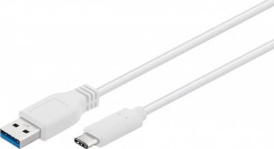 USB 3.2 GEN 1 (USB3.0) Aansluitkabel - USB-C naar USB-A - 5Gbit/s - USB adapter - OTG kabel - 0,2m - Wit USB 3.2 GEN 1 (USB3.0) Aansluitkabel - USB-C naar USB-A - 5Gbit/s - USB adapter - OTG kabel - 0,2m - Wit