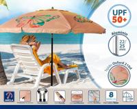 Parasol Roze 200 cm UPF 50+ - thumbnail