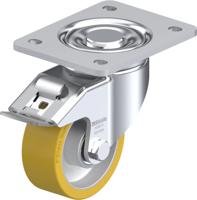 Blickle LH-ALTH 100K-3-FI Zwenkwiel met rem Wieldiameter: 100 mm Draagvermogen (max.): 350 kg 1 stuk(s) - thumbnail