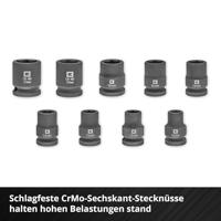 Einhell Impact 109288 Bit- en steeksleutelset 1/2 - thumbnail