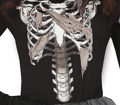 Ballerina Skelet Met Tutu Zwart Vrouw