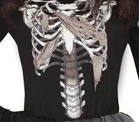 Ballerina Skelet Met Tutu Zwart Vrouw - thumbnail