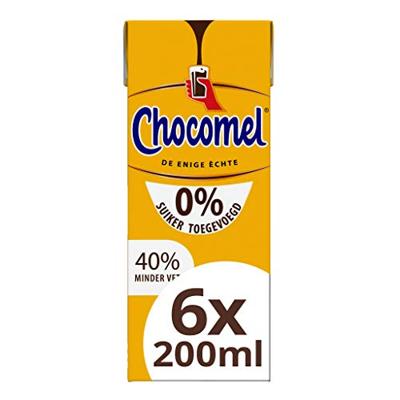 Chocolademelk chocomel 0 toegevoegd suiker 20cl | 5 stuks