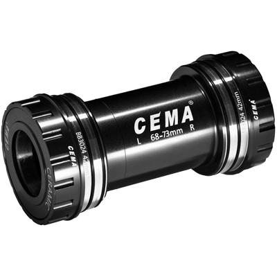 Shimano Cema bracketas bb30 interlock -rvs-zwart