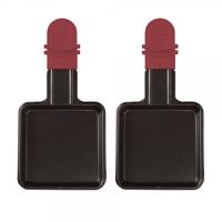 LIVOO DOC156RC - Raclettemachine 2 personen - 350W - Afneembare granieten bak - Antislipvoetjes - Chilirood - thumbnail