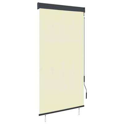 VidaXL Rolgordijn voor buiten 80x250 cm crème