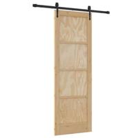 Schuifdeur met Hardware Set 'ORKDAL'Massief Vurenhout - thumbnail