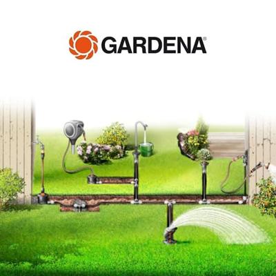 Gardena T-stuk 25mm voor Tuinirrigatie - Quick & Easy Installatie - Gereedschapsloze Aftakking - thumbnail
