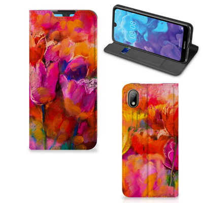 Bookcase Huawei Y5 (2019) Tulips Bookcase Huawei Y5 (2019) Tulips