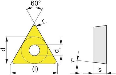 Promat/Tecwerk Wisselplaat | TCMT 16T308-M UNI35 | bewerking MIDDEL - 6480011293 Promat/Tecwerk Wisselplaat | TCMT 16T308-M UNI35 | bewerking MIDDEL - 6480011293
