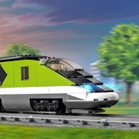 Lego City 60337 Passagierssneltrein + Licht - thumbnail