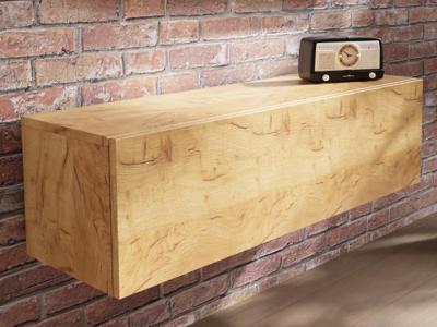 Tv-meubel MARLEY 1 klapdeur 105 cm gouden eik