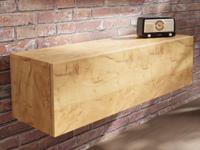 Tv-meubel MARLEY 1 klapdeur 105 cm gouden eik - thumbnail