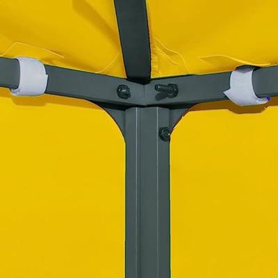 VidaXL Prieeldak 2-laags 310 g/m² 4x3 m geel