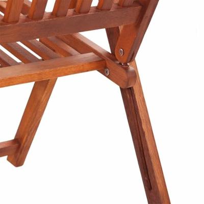 VidaXL Inklapbare stoelen 2 st massief acaciahout VidaXL Inklapbare stoelen 2 st massief acaciahout