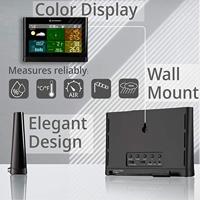 BRESSER 5-in-1 Comfort Weercenter met Kleurendisplay (zwart) - thumbnail